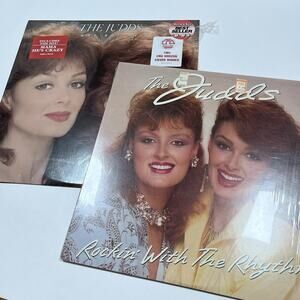 The Judds Vinyl LP Lot Rockin With The Rhythm / Why Not Me in Shrink Nice Copies